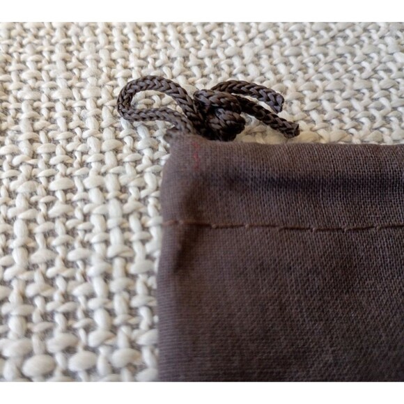 Roberto Cavalli Brown Drawstring dust bag shoes handbag L | Mint 13.5”x14.5" - Picture 3 of 4